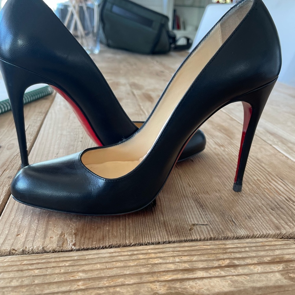 Louboutin Black Stiletto Heels